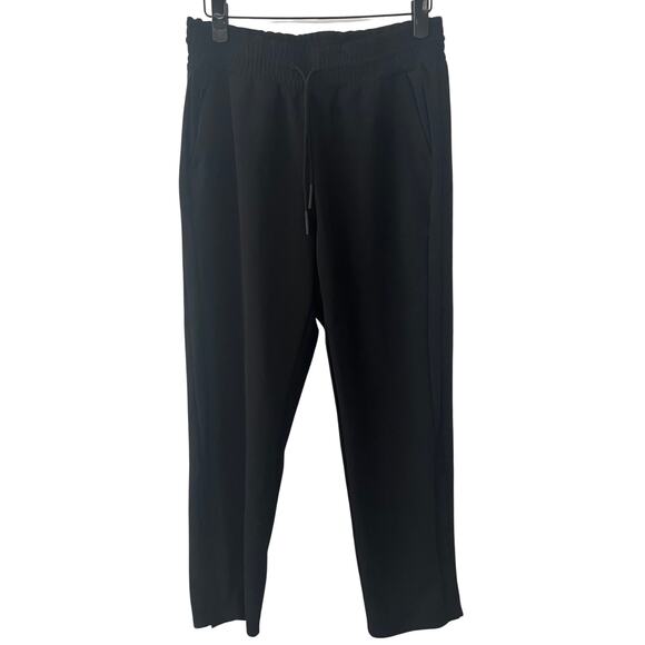Athleta Metropolis Straight Leg Performance Pant Size 8 Black Travel Trousers - Picture 3 of 10